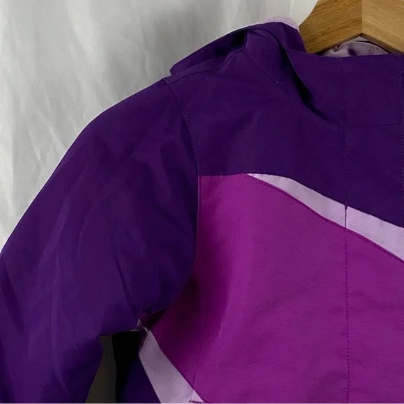 Wonderkids Purple and Pink Color Block Puffer Jacket Size 4T - Picture 8 of 16